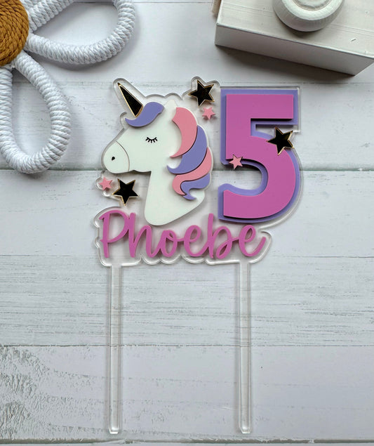 Unicorn Cake Topper