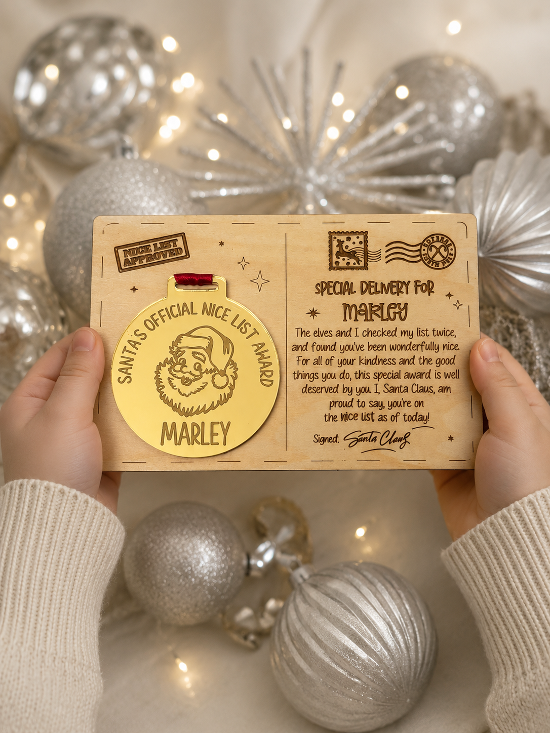 Nice List Medal Ornament