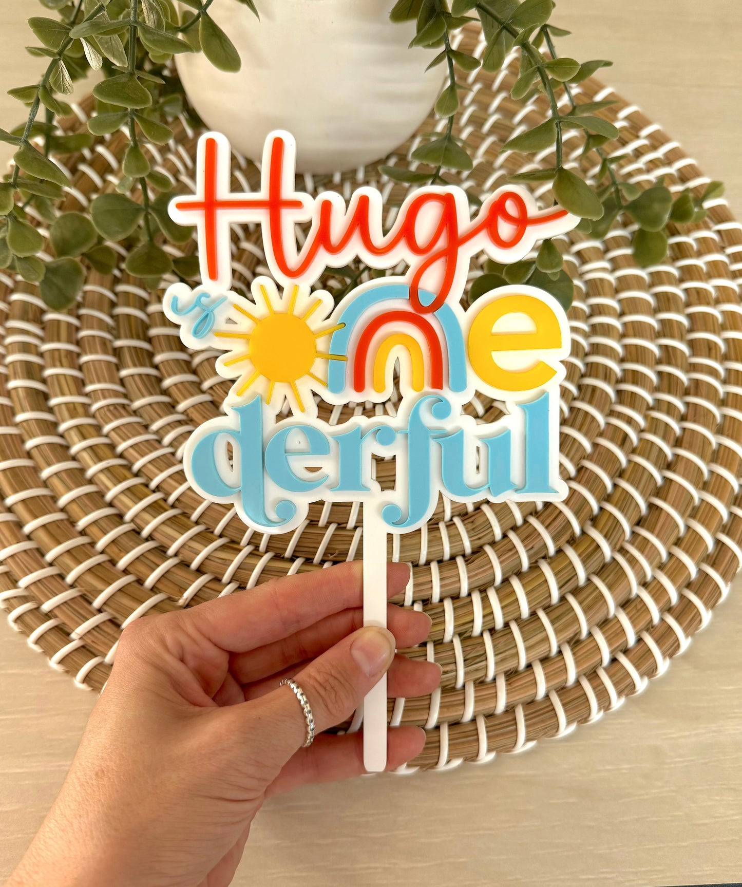 First Birthday Cake Topper