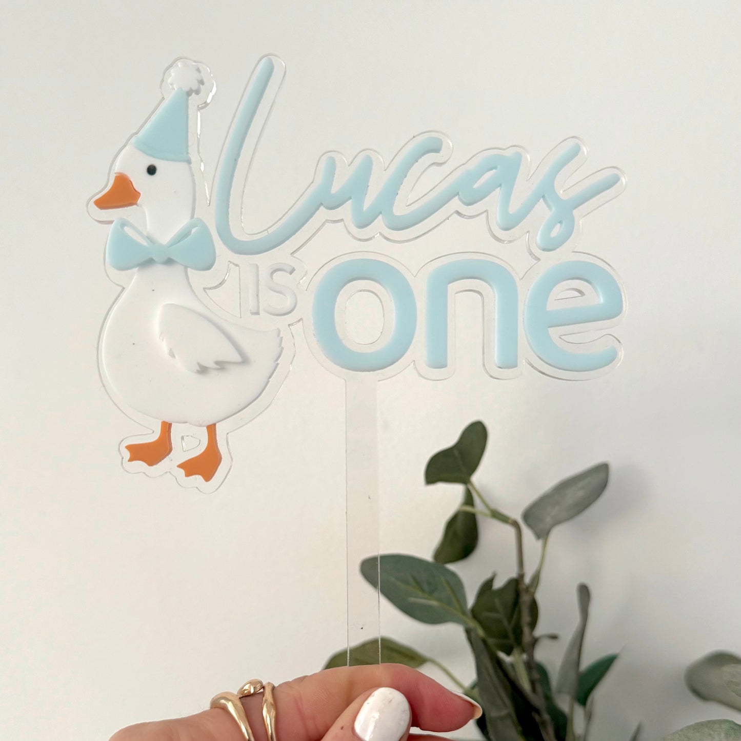 Silly Goose Cake Topper