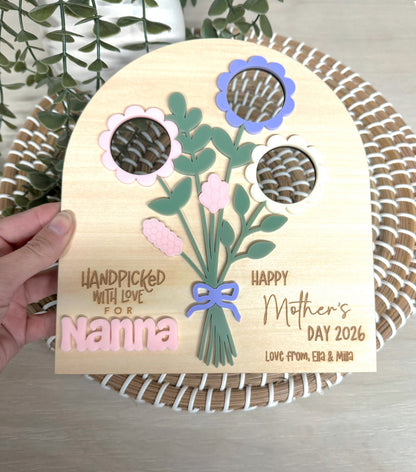 Mother's Day Flower Bouquet Photo Frame