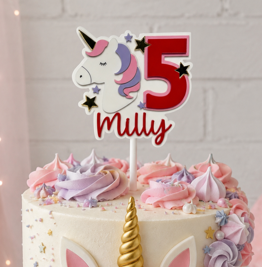 Unicorn Cake Topper