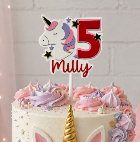 Unicorn Cake Topper
