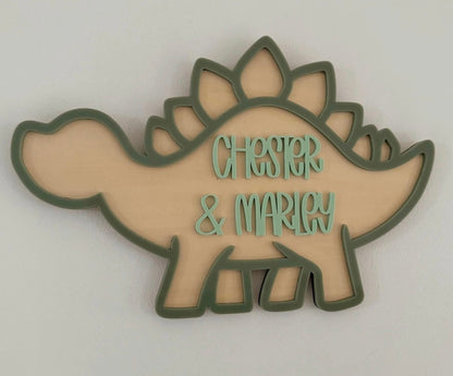 Dinosaur Door Sign