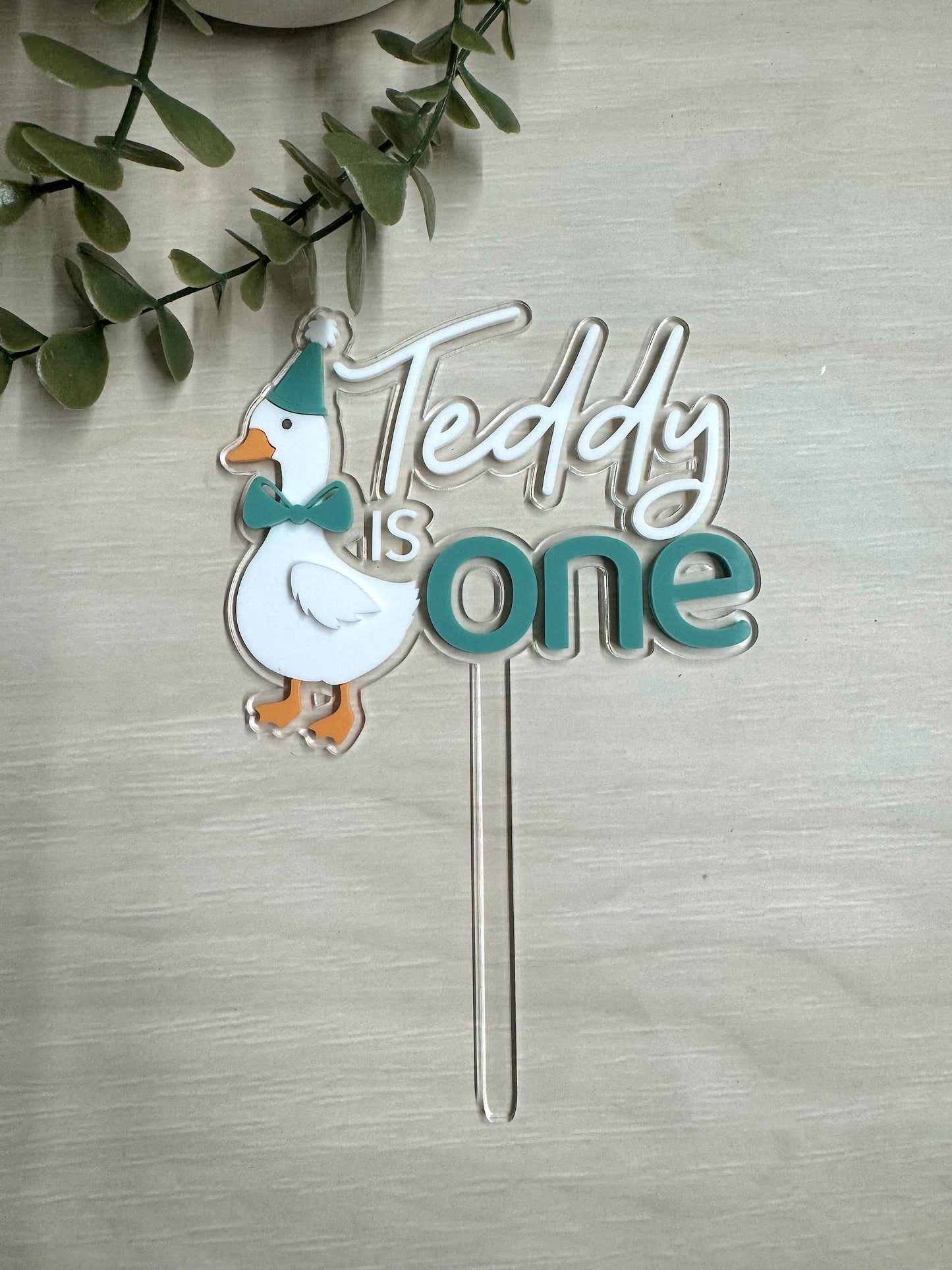 Silly Goose Cake Topper
