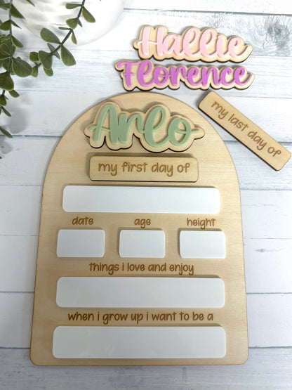 Back to School Board