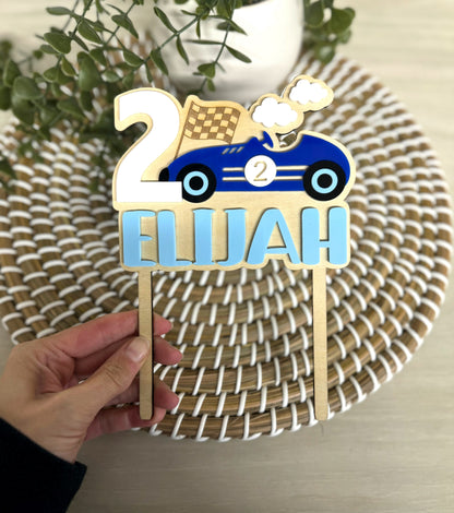 Racing Car Cake Topper