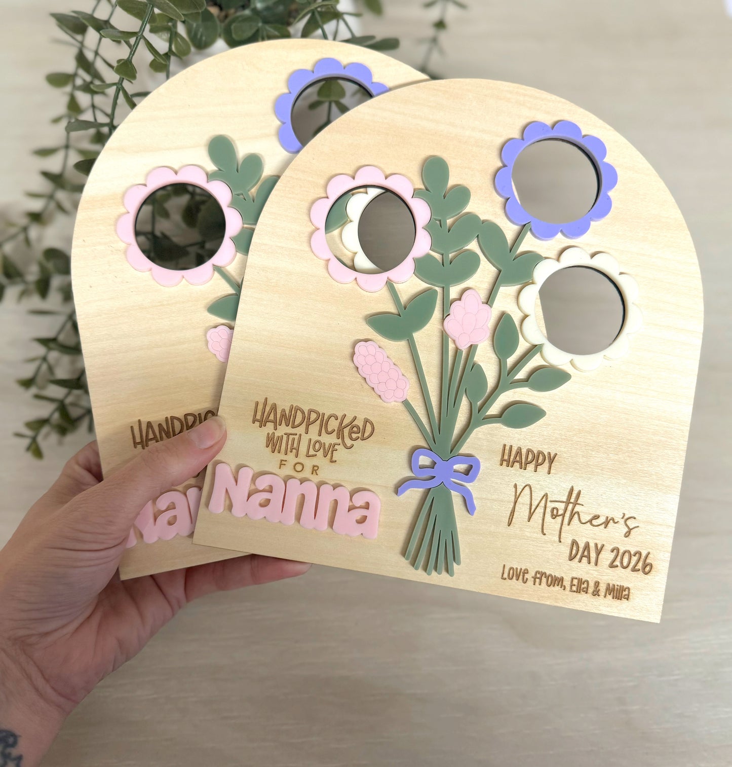Mother's Day Flower Bouquet Photo Frame