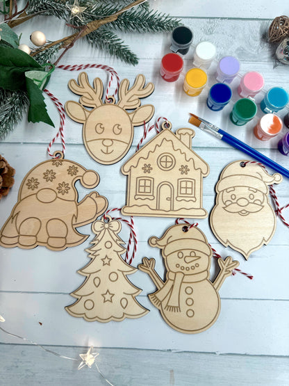 DIY Christmas Ornament Paint Kit