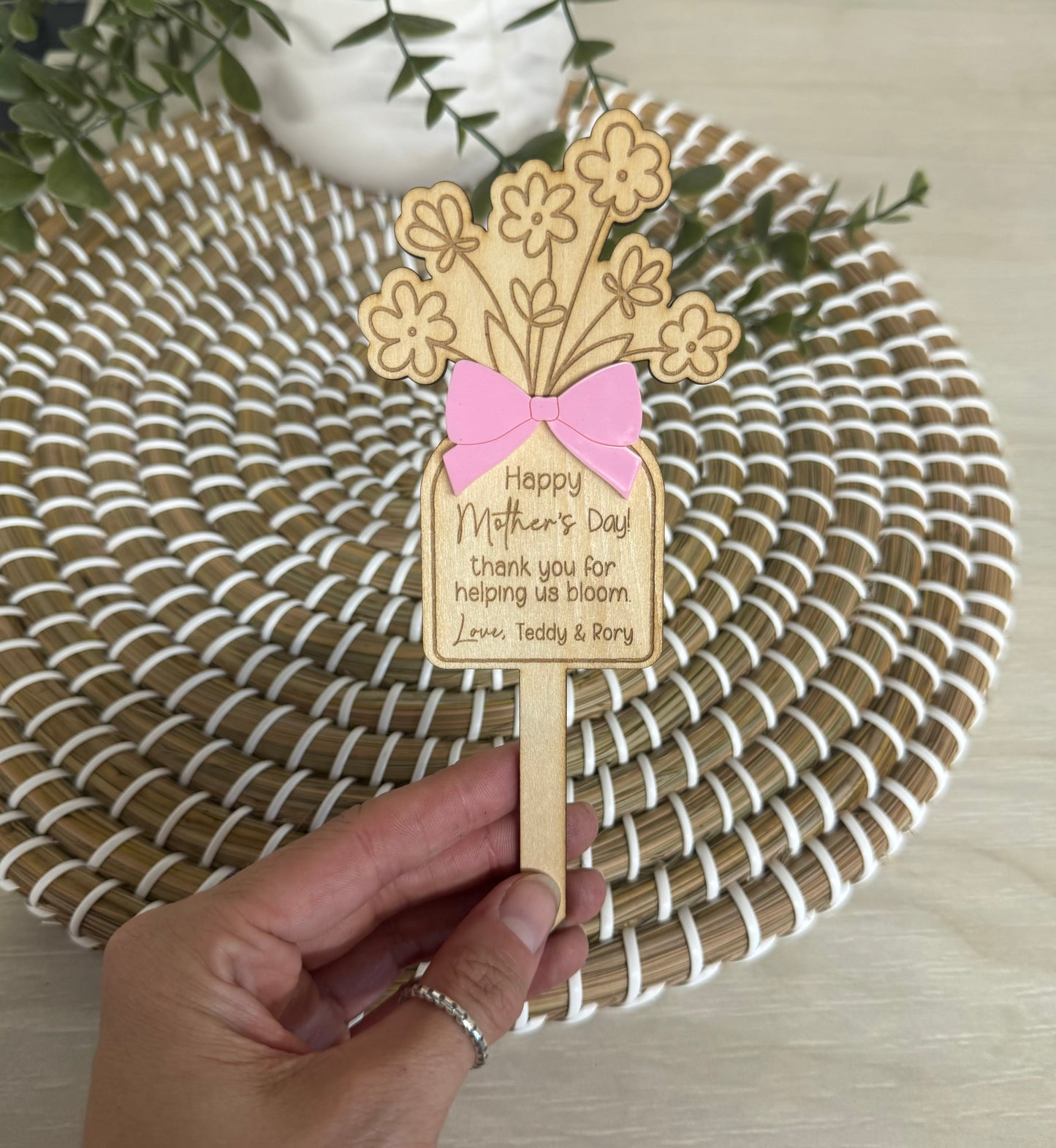 Personalised Mother's Day Plant Stake