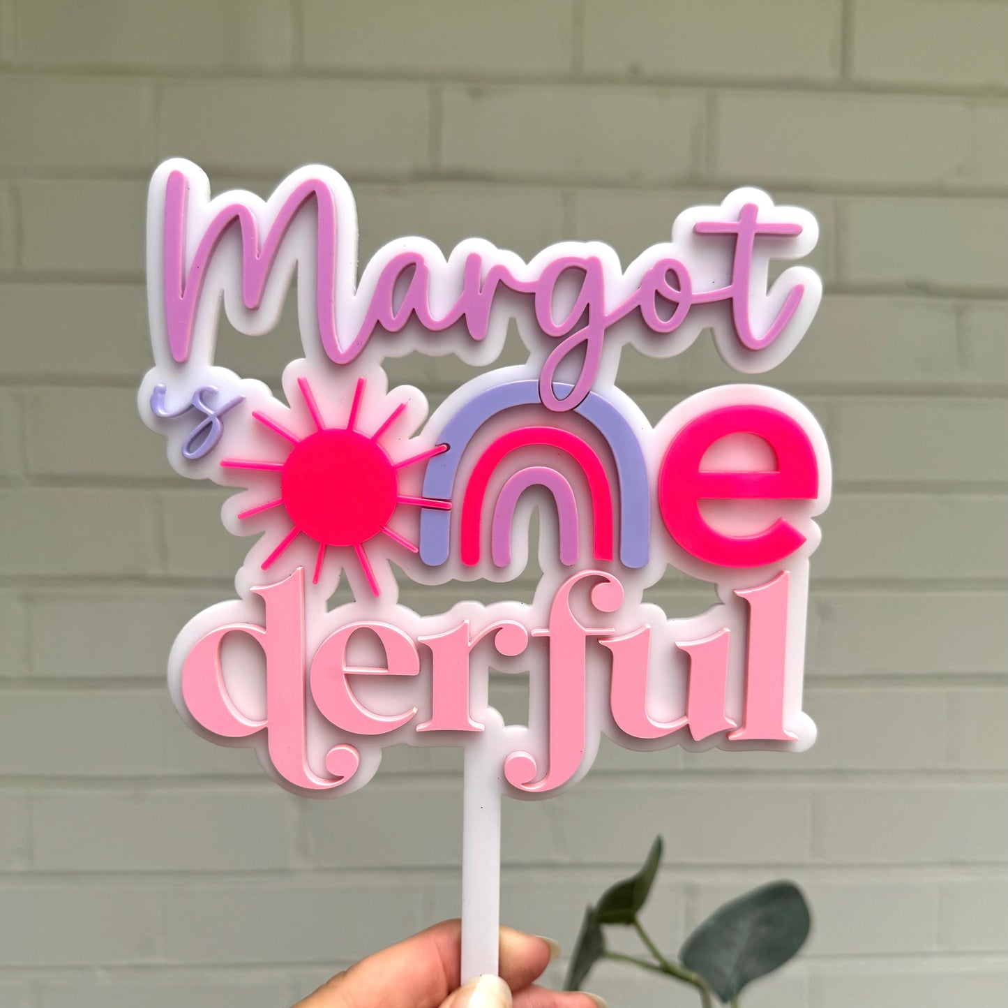 First Birthday Cake Topper