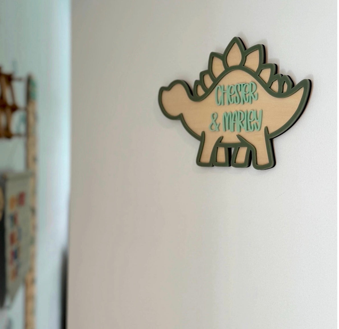 Dinosaur Door Sign