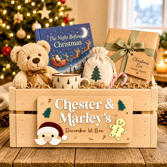 Interchangeable Christmas Crate Plaque