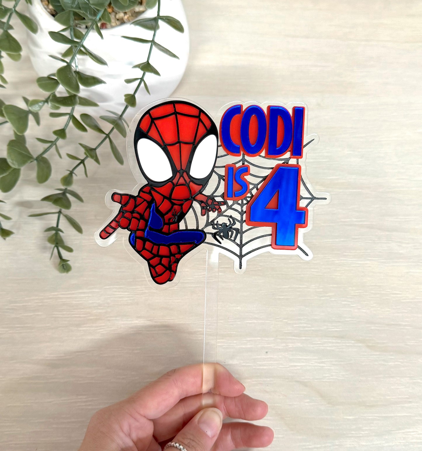 Spider Cake Topper