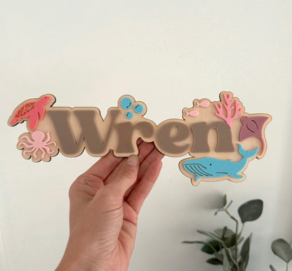 Under The Sea Room Plaque