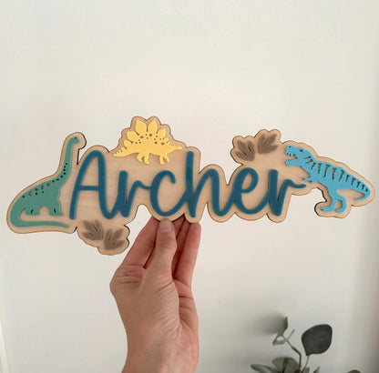 Dinosaur Room Plaque