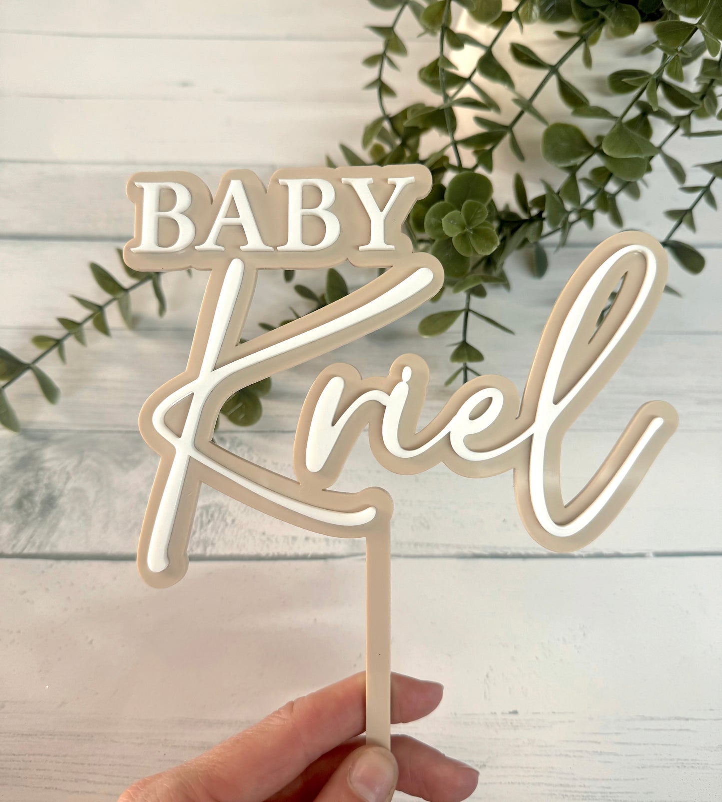 Baby Shower Cake Topper