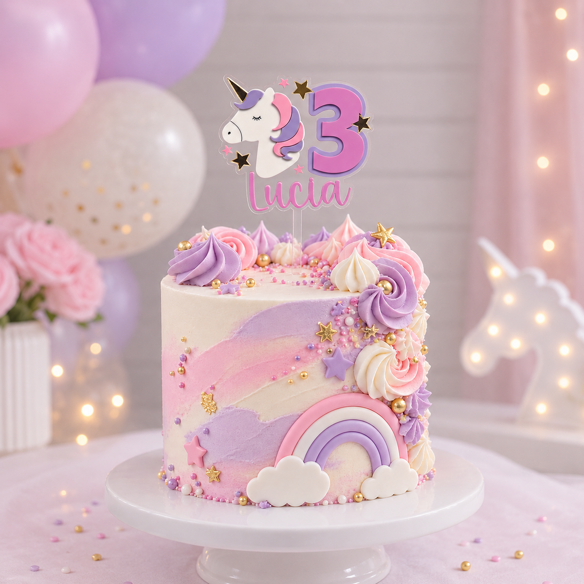 Unicorn Cake Topper