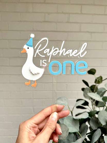 Silly Goose Cake Topper