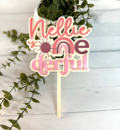 First Birthday Cake Topper