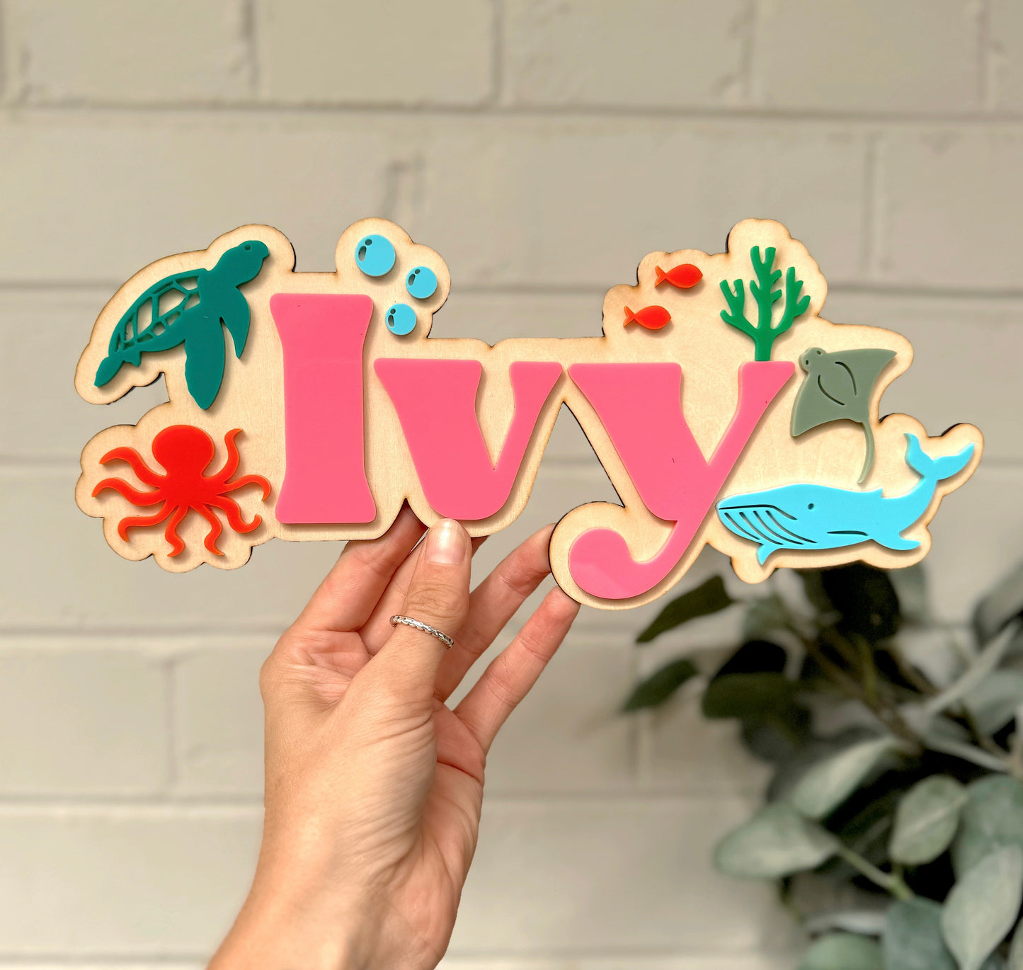 Under The Sea Room Plaque