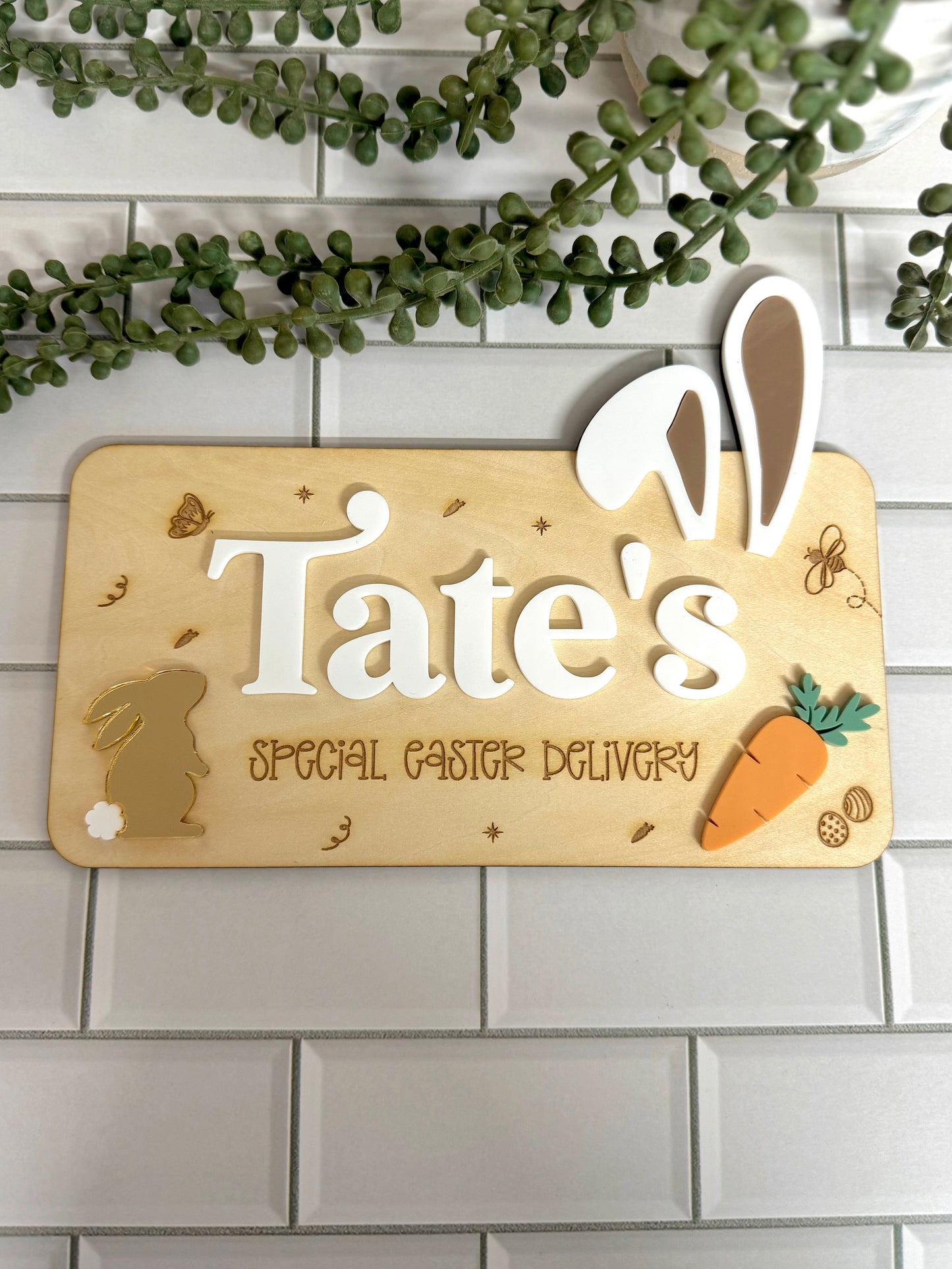 Easter Crate Plaque