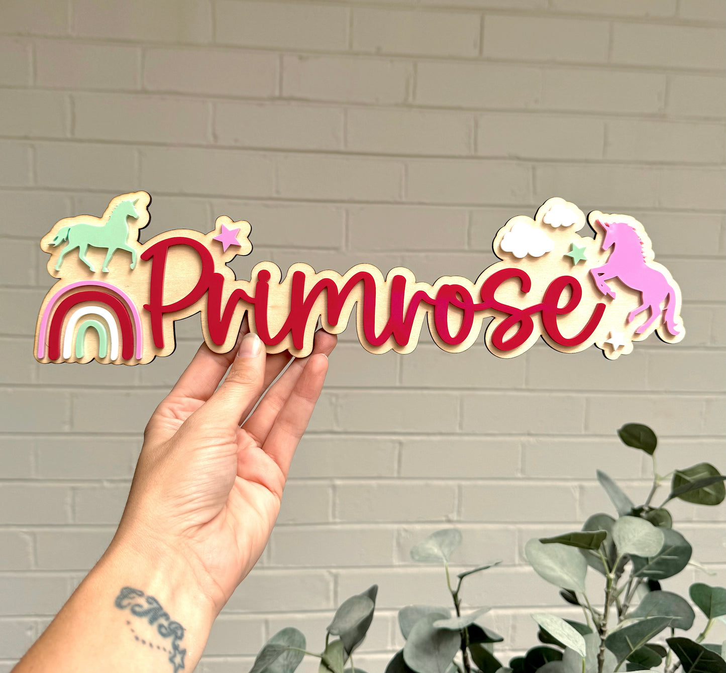 Unicorn Room Plaque