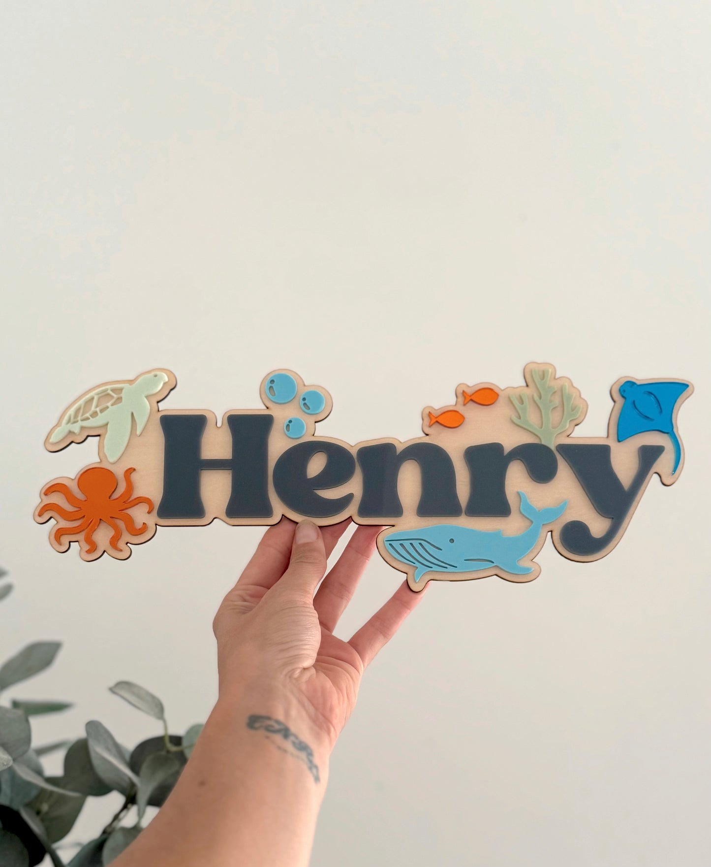 Under The Sea Room Plaque