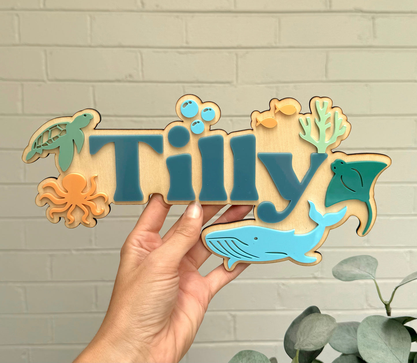 Under The Sea Room Plaque