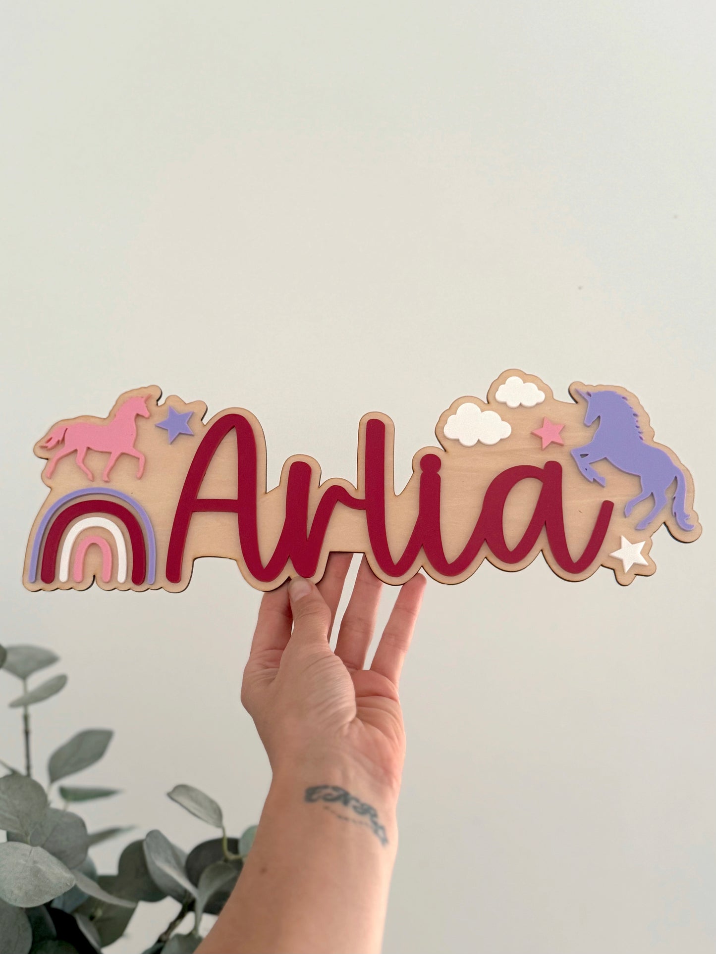 Unicorn Room Plaque