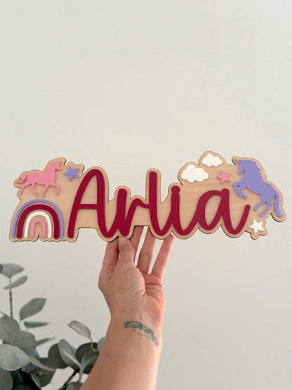Unicorn Room Plaque