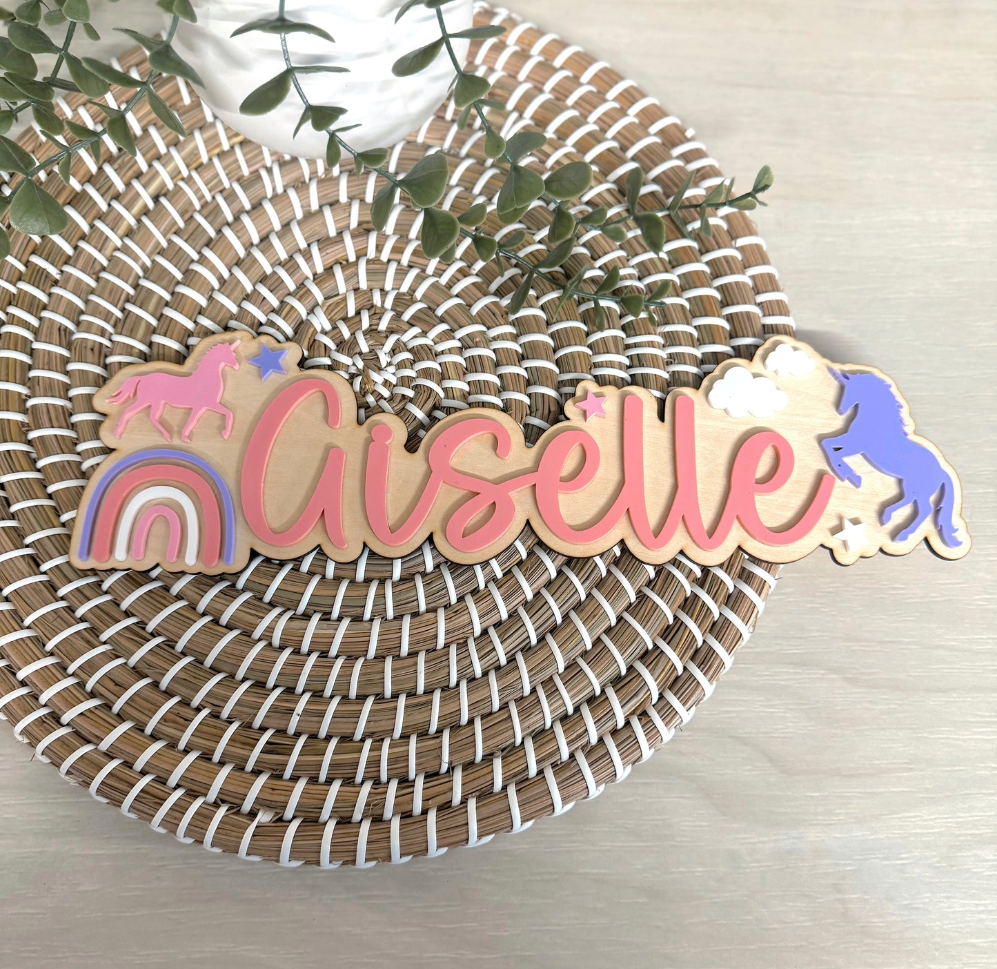 Unicorn Room Plaque