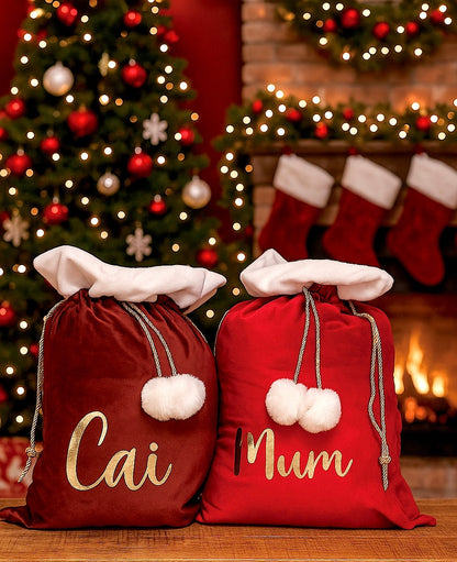 Premium Velvet Santa Sack