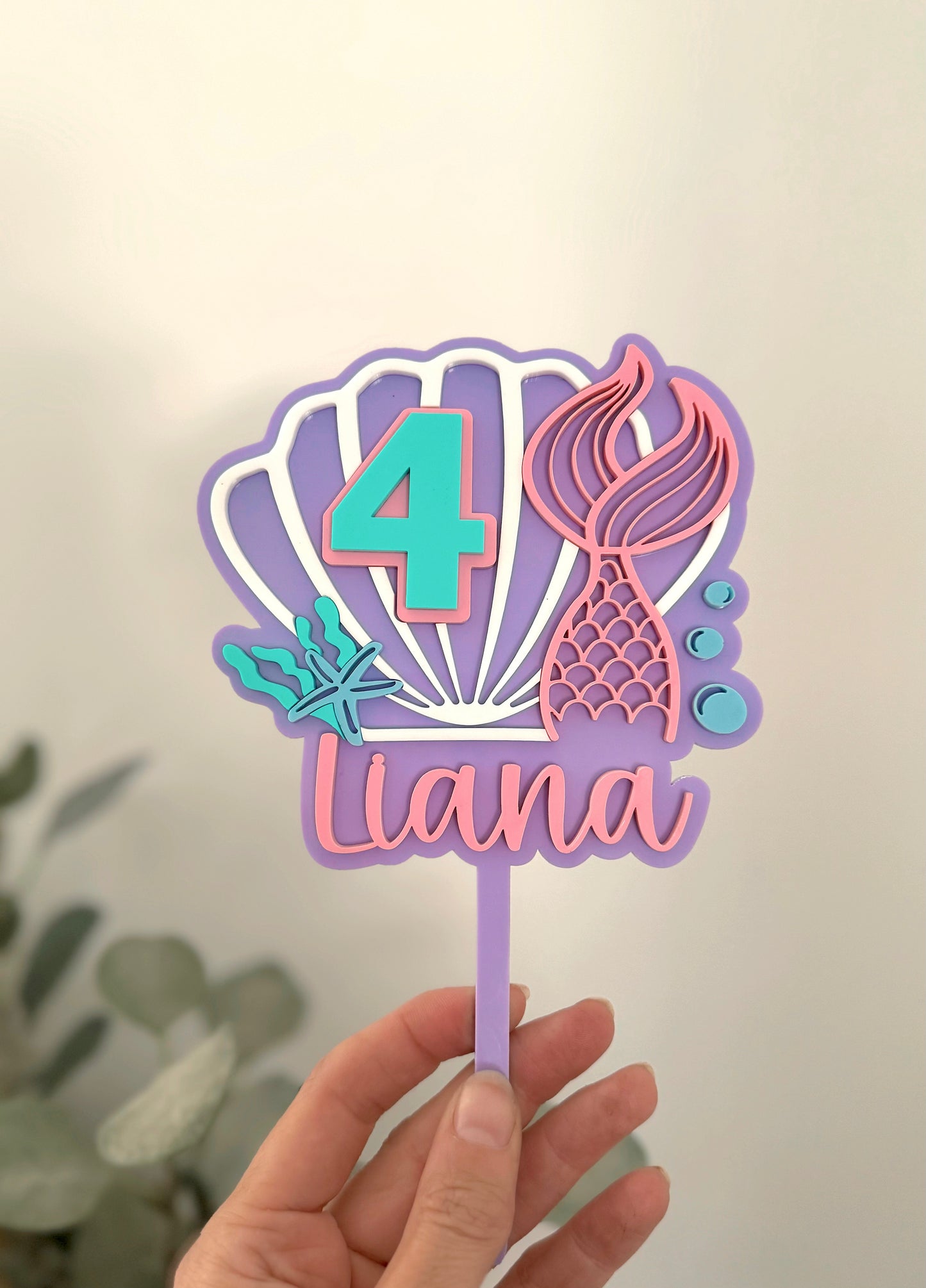 Mermaid Cake Topper