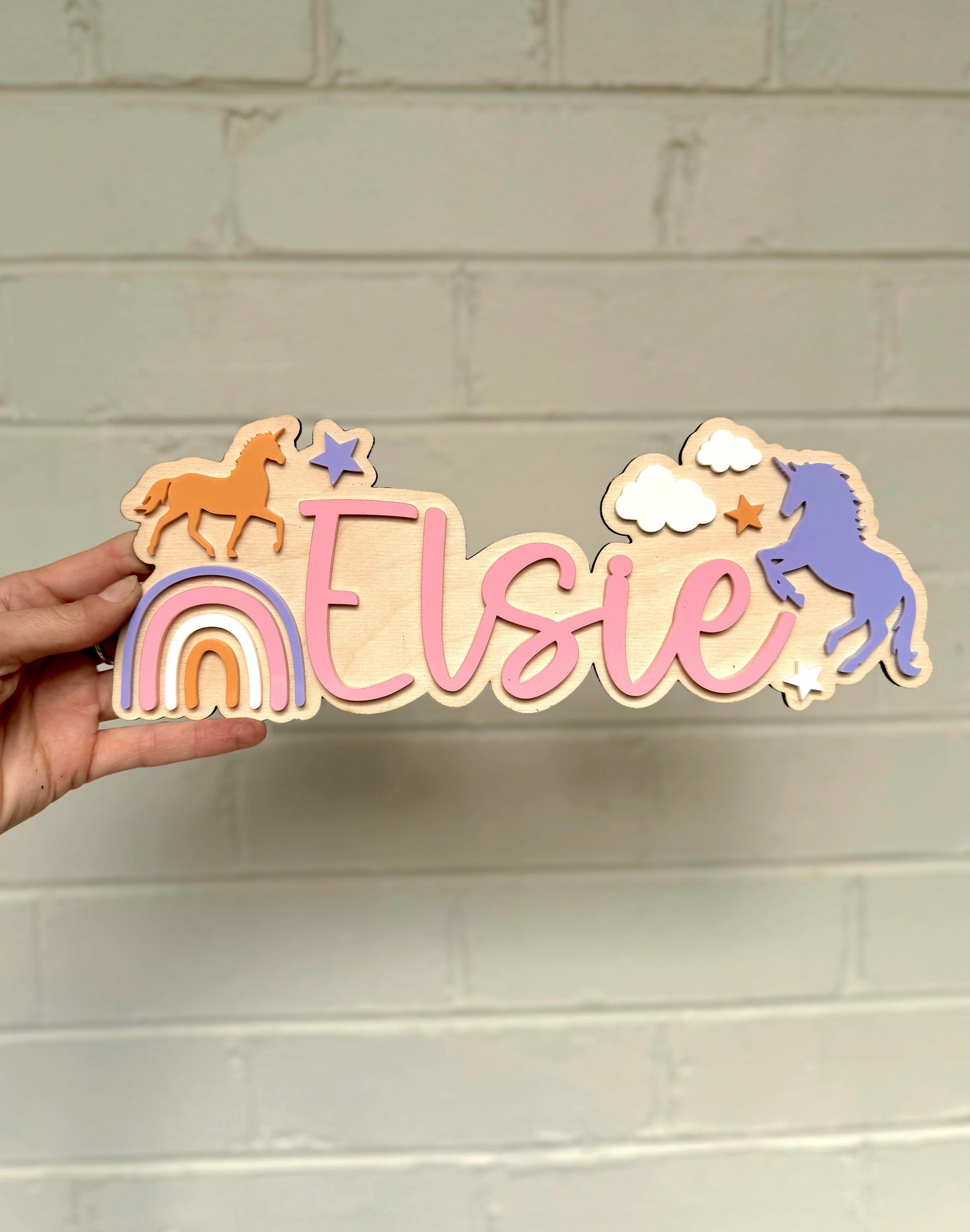 Unicorn Room Plaque