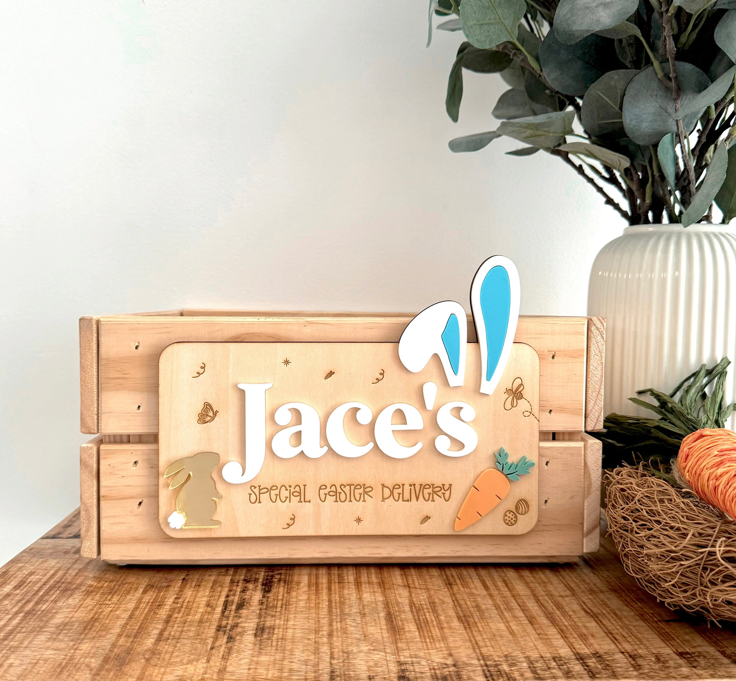 Easter Crate Plaque