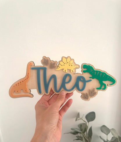 Dinosaur Room Plaque