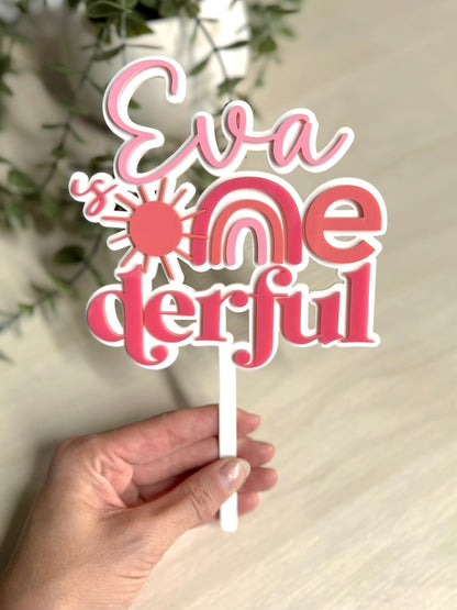 First Birthday Cake Topper