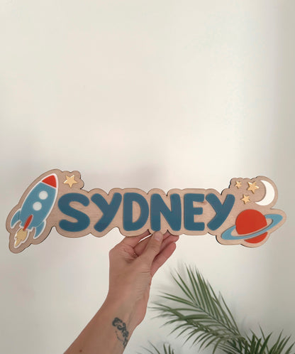 Space Room Plaque