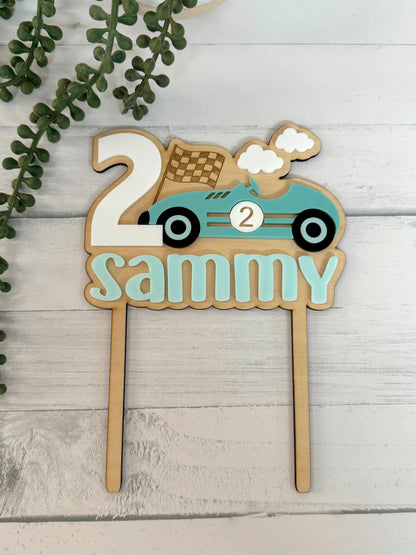 Racing Car Cake Topper