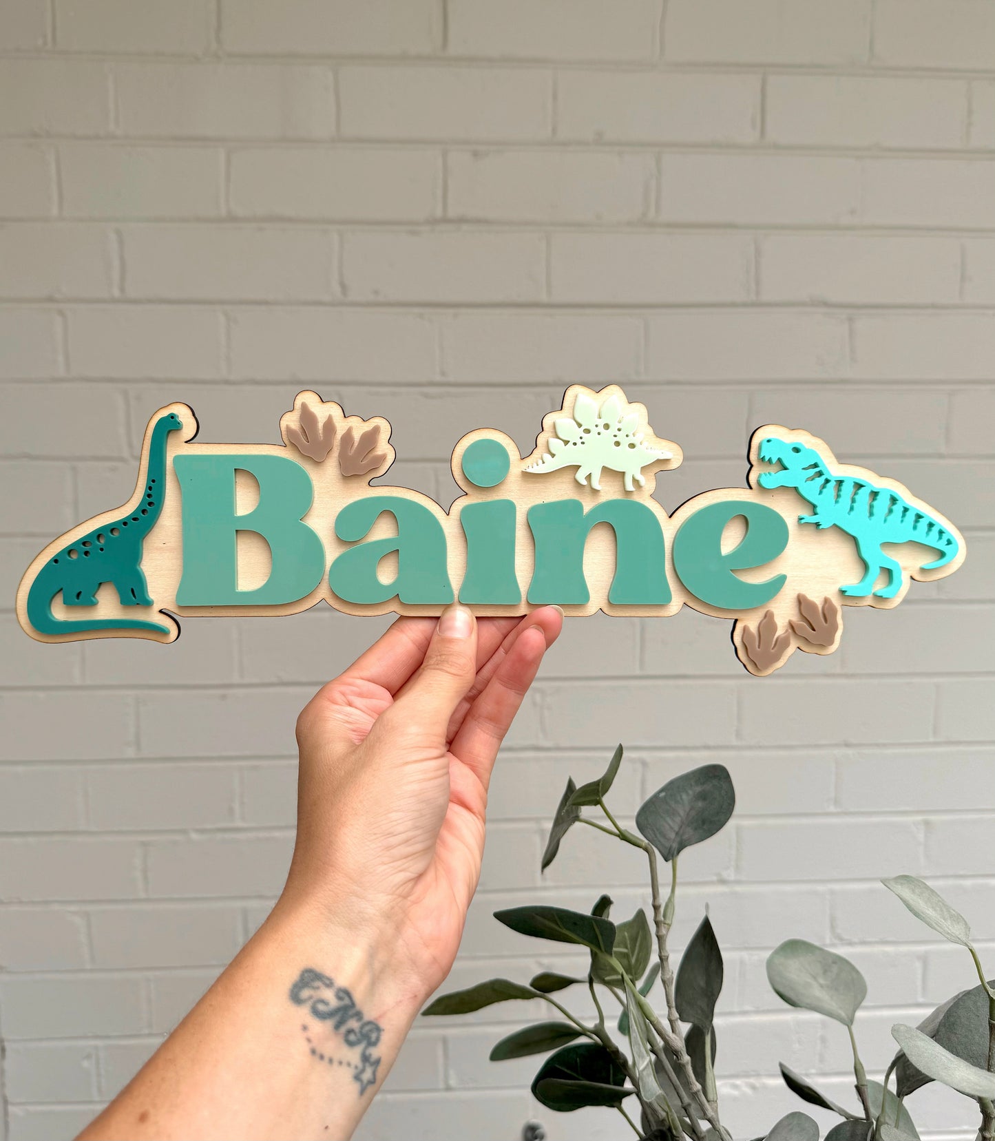 Dinosaur Room Plaque