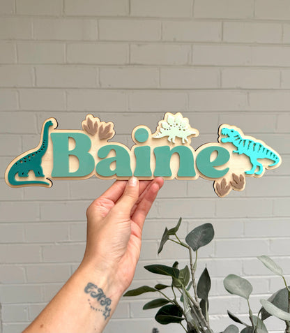 Dinosaur Room Plaque