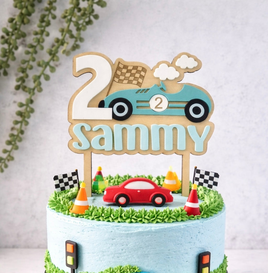 Racing Car Cake Topper