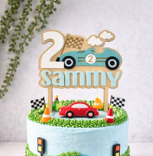 Racing Car Cake Topper