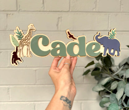 Safari Room Sign