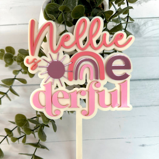 First Birthday Cake Topper
