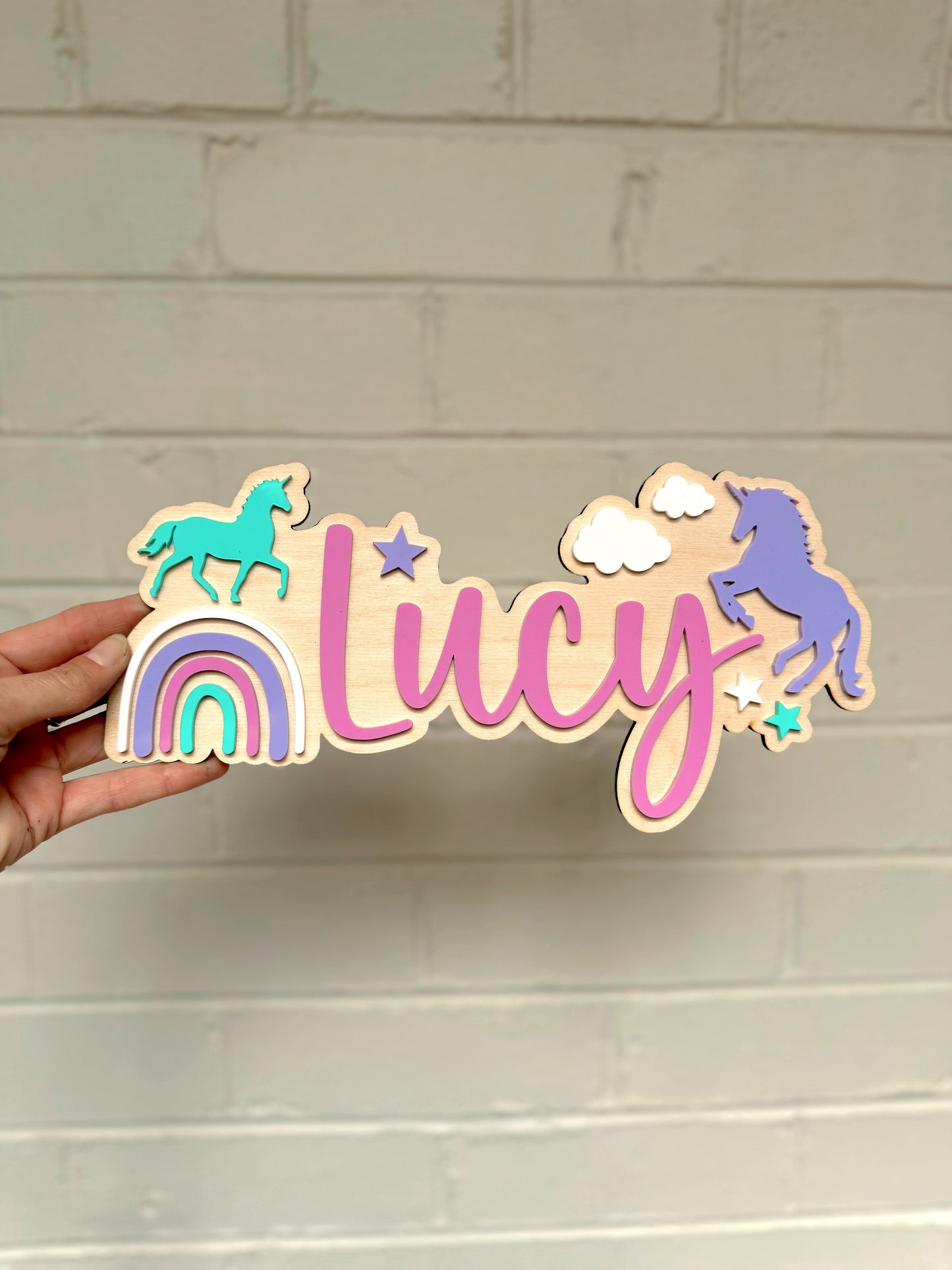 Unicorn Room Plaque