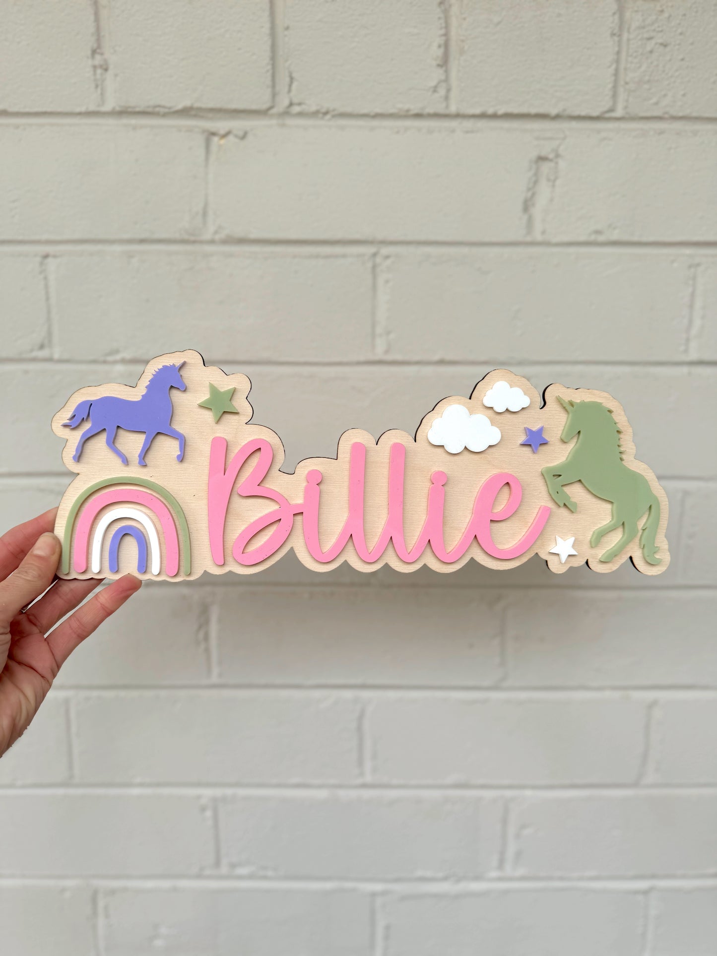 Unicorn Room Plaque