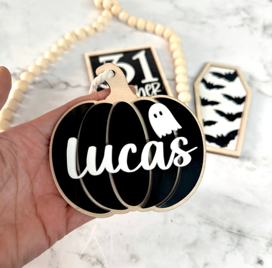 Pumpkin Halloween Tags