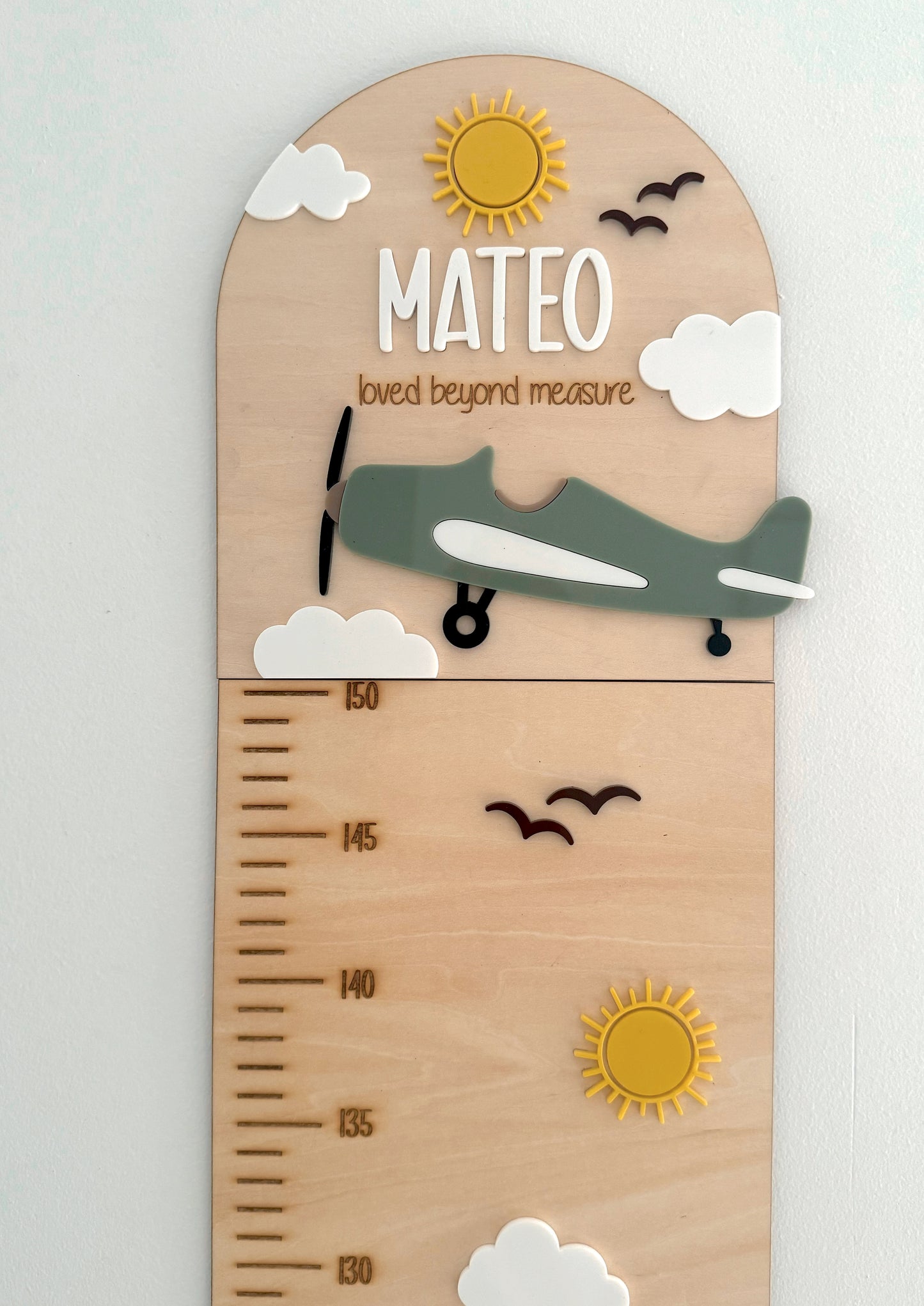 Vintage Airplane Growth Chart